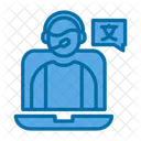 Online Language Teacher Icon