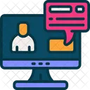 Online Conference Meeting Icon