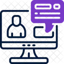 Online Conference Meeting Icon