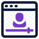 Online Conference Meeting Icon