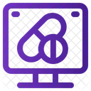 Online Pharmacy Medicine Icon