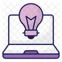 Online Idea Innovation Bright Idea Icon