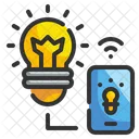 Online Idea Lights Idea Icon