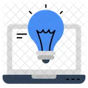 Online Idea Innovation Bright Idea Icon