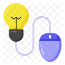 Online Idee Kreative Idee Brillante Idee Symbol