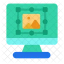 Online Image Crop  Icon