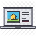 Laptop Webseite Seite Symbol