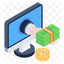Online Earning Online Income Online Revenue Icon
