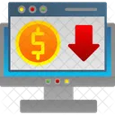 Online Income Account Financial Icon