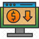 Online Income Account Financial Icon