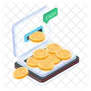 Online Income Online Cash Online Money Icon