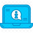 Online Info Online Information Laptop Info Icon