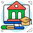 Online Institute Online School Online College Icon