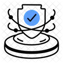 Online Insurance Assurance Coverage Icon