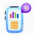 Online Interest Earring Profit Icon