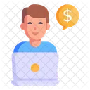 Online-Investition  Symbol