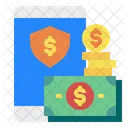 Money Smartphone Shield Icon