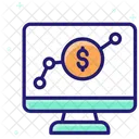 Online Investment Graph Investment Icon