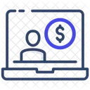 Online Investor Online Business Online Broker Icon