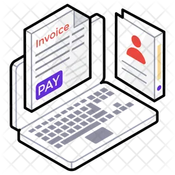 Online Invoice  Icon