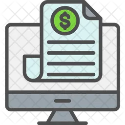 Online Invoice  Icon