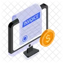 Online Invoice Payment Icon