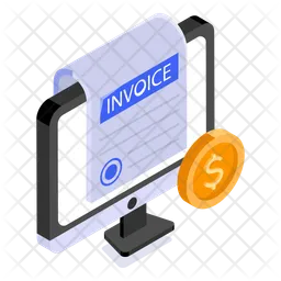 Online Invoice  Icon