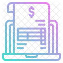 Document Online Invoice Icon