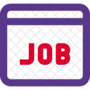 Online Job Online Job Website Online Working Icon