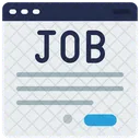 Online Job Description Website Description Icon