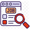 Online Job Finding Business Announcement Icon