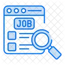 Online job finding  Icon