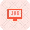 Online Job Search Online Job Online Work Icône