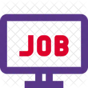 Online Job Search Online Job Online Work Icône