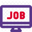 Online Job Search Online Job Online Work Icône