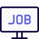 Online Job Search Online Job Online Work Icône