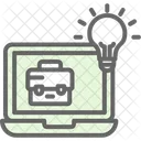 Online Job Idea  Icon