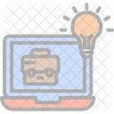 Online Job Idea Online Idea Online Job Icon