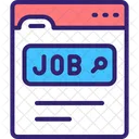 Online Job Search Icon