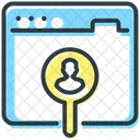 Online Job Search Business Plan Businessman Icon