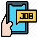 Online Jobsuche Smartphone Handy Symbol