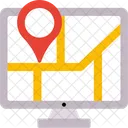 Standort Karte GPS Symbol