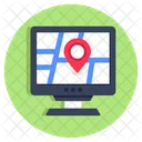 Online Karte Online Navigation Online GPS Symbol