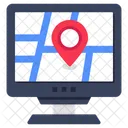 Online Karte Online Navigation Online GPS Symbol