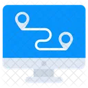 Online-Karte  Symbol