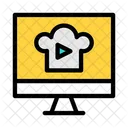 Online-Kochen  Symbol