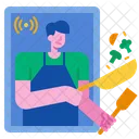 Online-Kochen  Icon