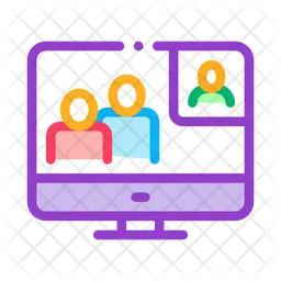 Online-Konferenz  Symbol