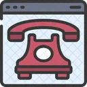 Kontakt Telefon Website Icon