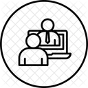 Online Kunde Hilfe Symbol